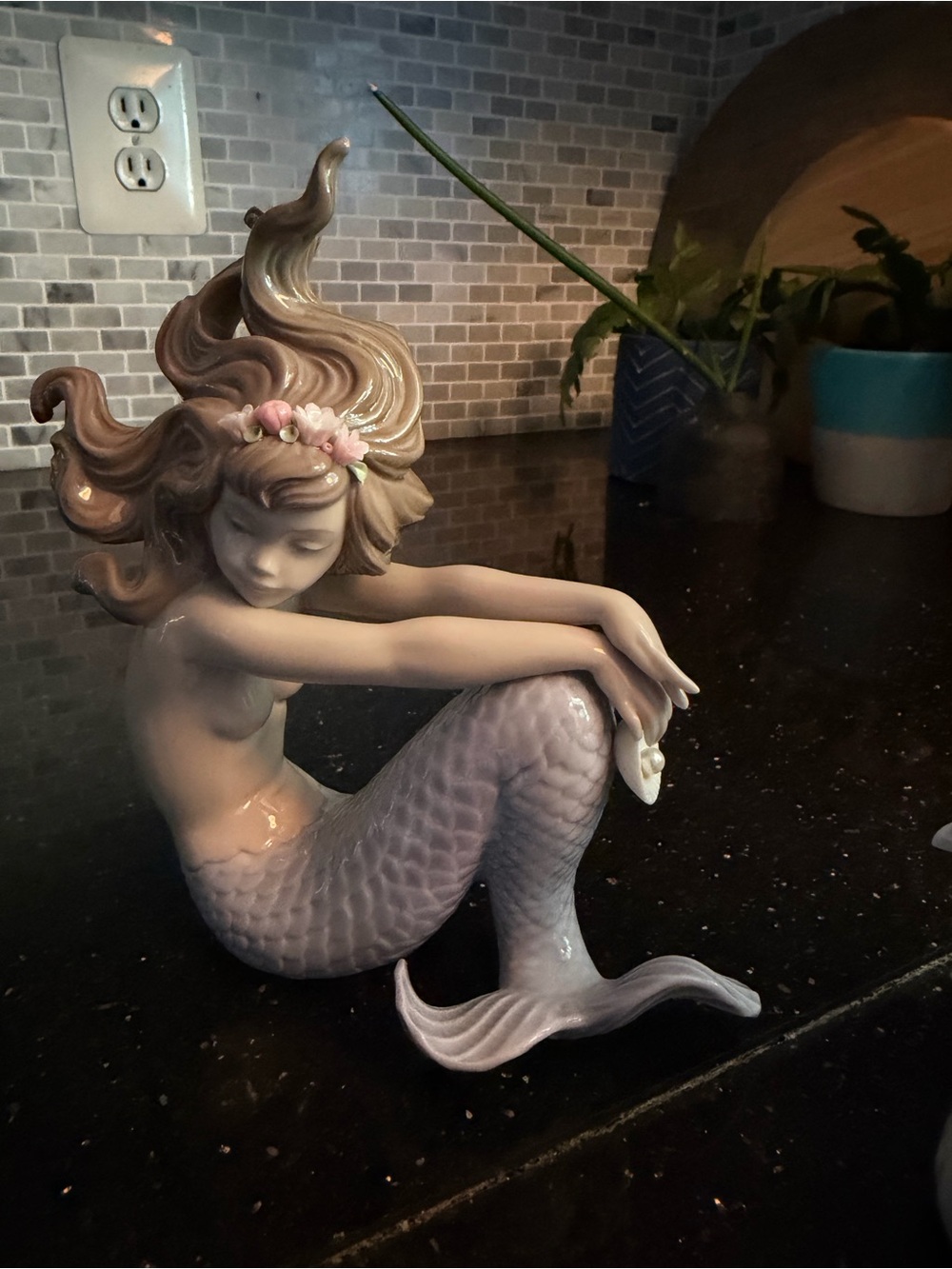 Retired Lladró Porcelain MERMAID Figure #1413